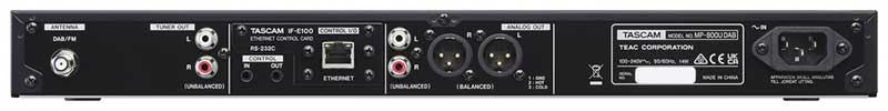 Tascam MP-800UDAB 機(jī)架式媒體播放器